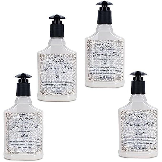 tyler GLAMOROUS LUXURY 8 OUNCE HAND SOAP WASH PACK OF 4, DIVA - Image 1